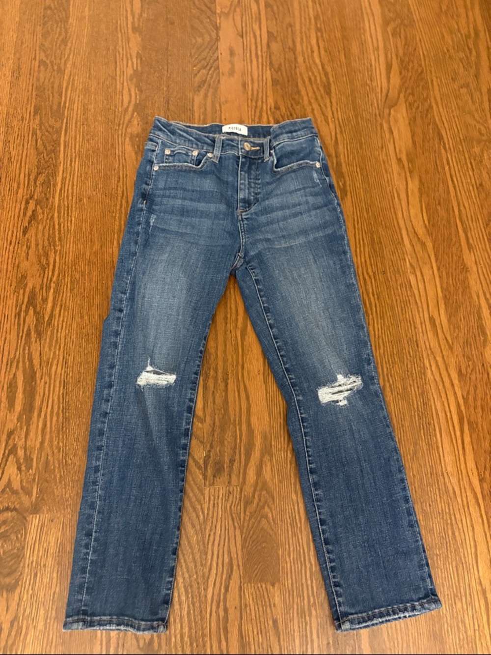 Pistola womens Monroe Crop High Rise Cigarette Jean size 27p